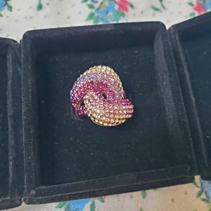 Eternal Sparkles Ombre Pave Crystal Ring Size 7